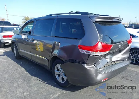 2012 Toyota Sienna Le V6 8 Passenger from USA, damaged, VIN 5TDKK3DC5CS224407